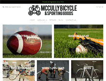 Tablet Screenshot of mccullybike.com
